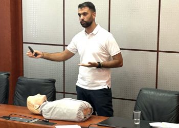 Ενημέρωση για πρώτες βοήθειες στην εταιρεία Coronis Research 