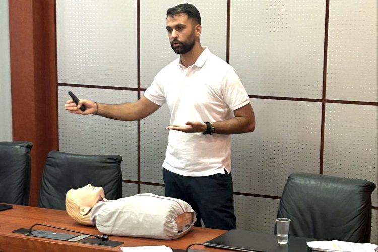 Ενημέρωση για πρώτες βοήθειες στην εταιρεία Coronis Research 