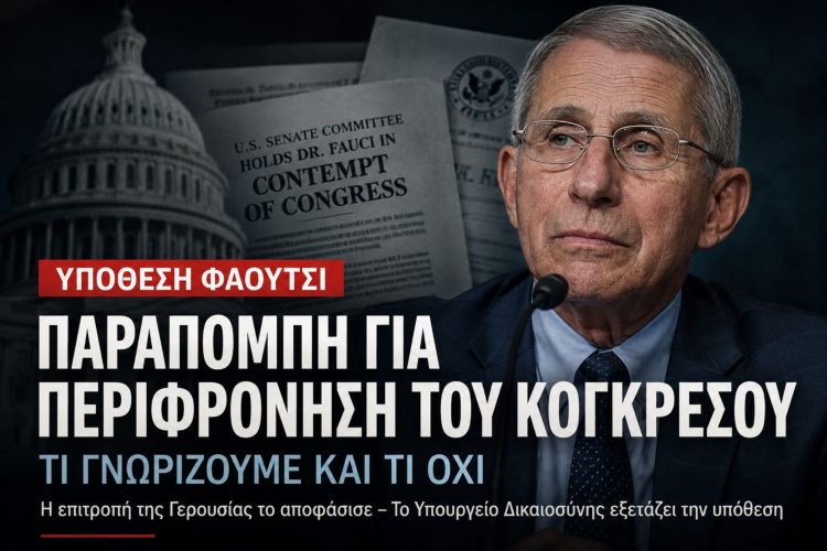 Η υπόθεση Φάουτσι επιστρέφει στο προσκήνιο - Τι γνωρίζουμε και τι όχι